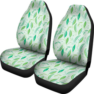 Green Peas Pattern Print Design 01 Universal Fit Car Seat Covers