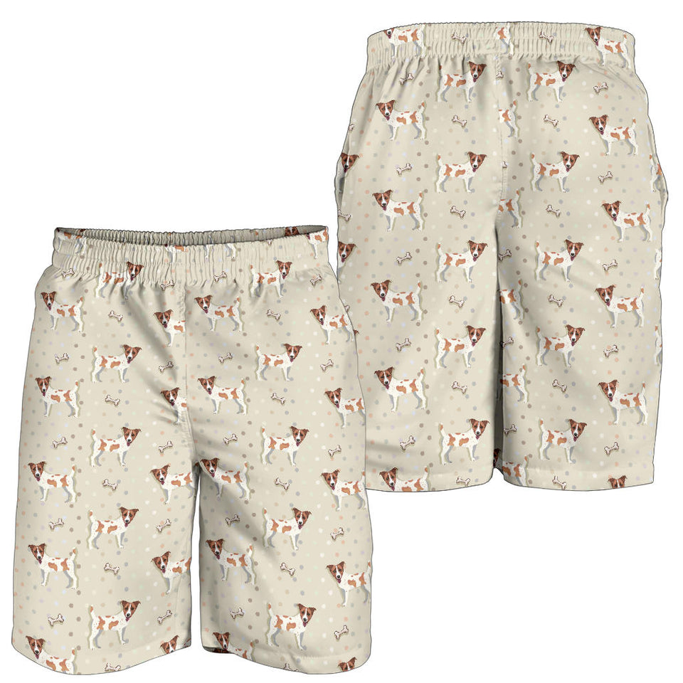 Jack Russel Pattern Print Design 02 Men Shorts