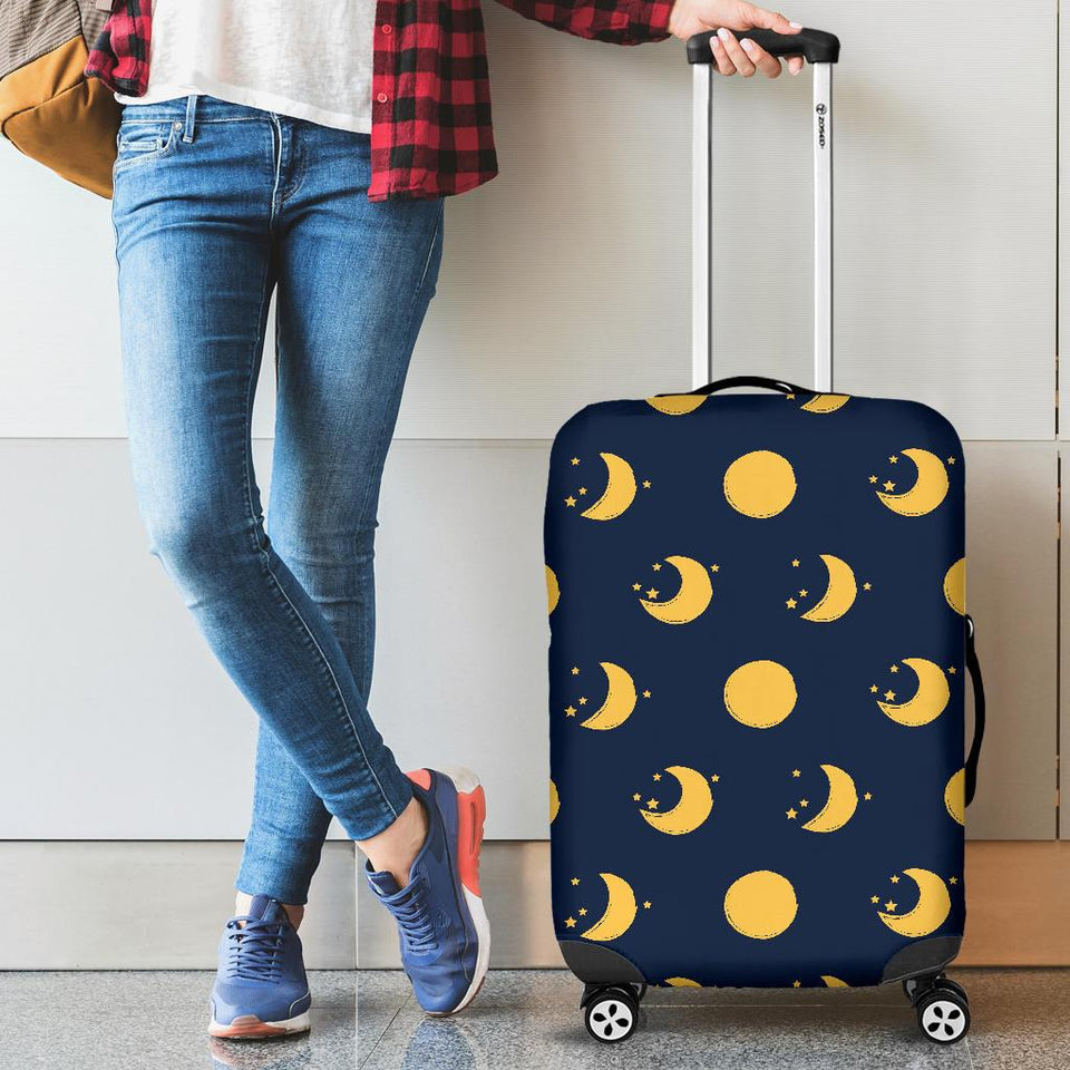 Moon Star Pattern Cabin Suitcases Luggages