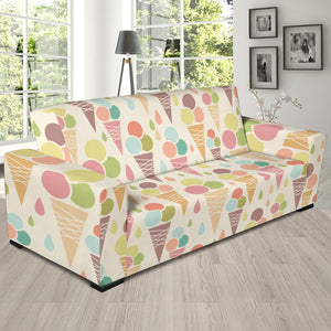 Ice Cream Cone Pattern Sofa Slipcover
