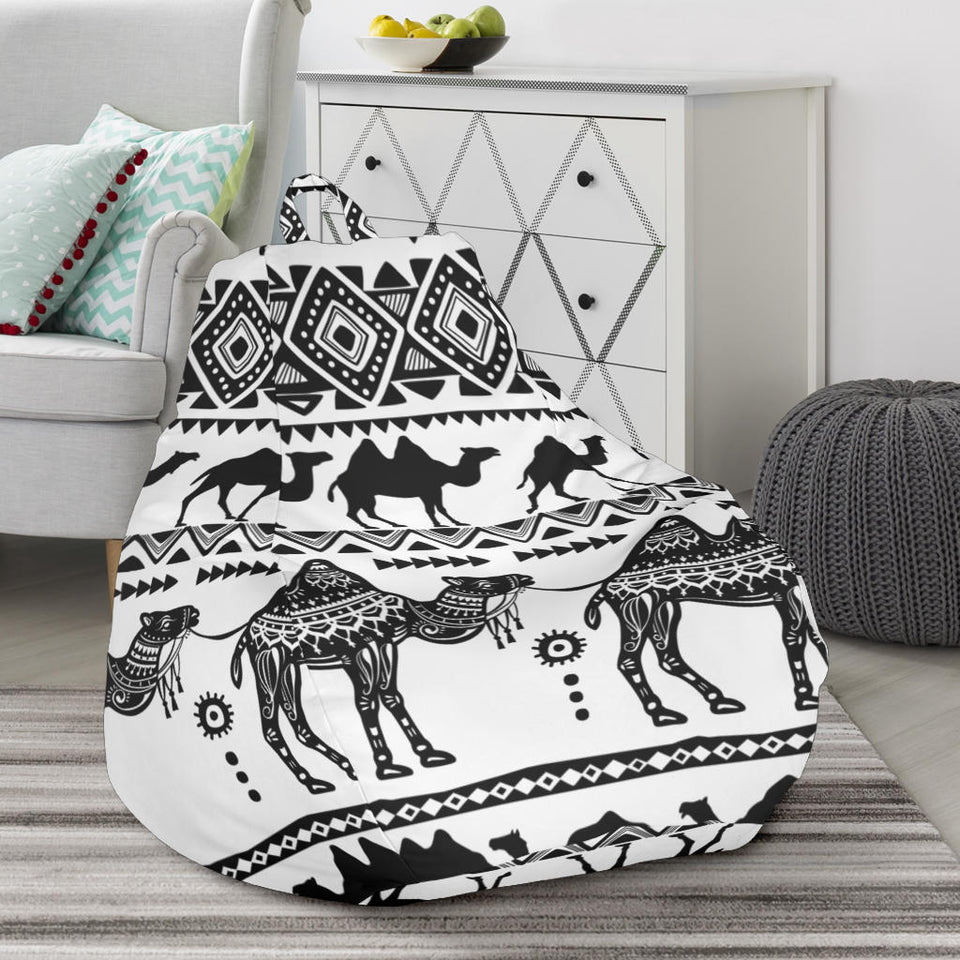 Camel Polynesian Tribal Pattern Bean Bag Cover
