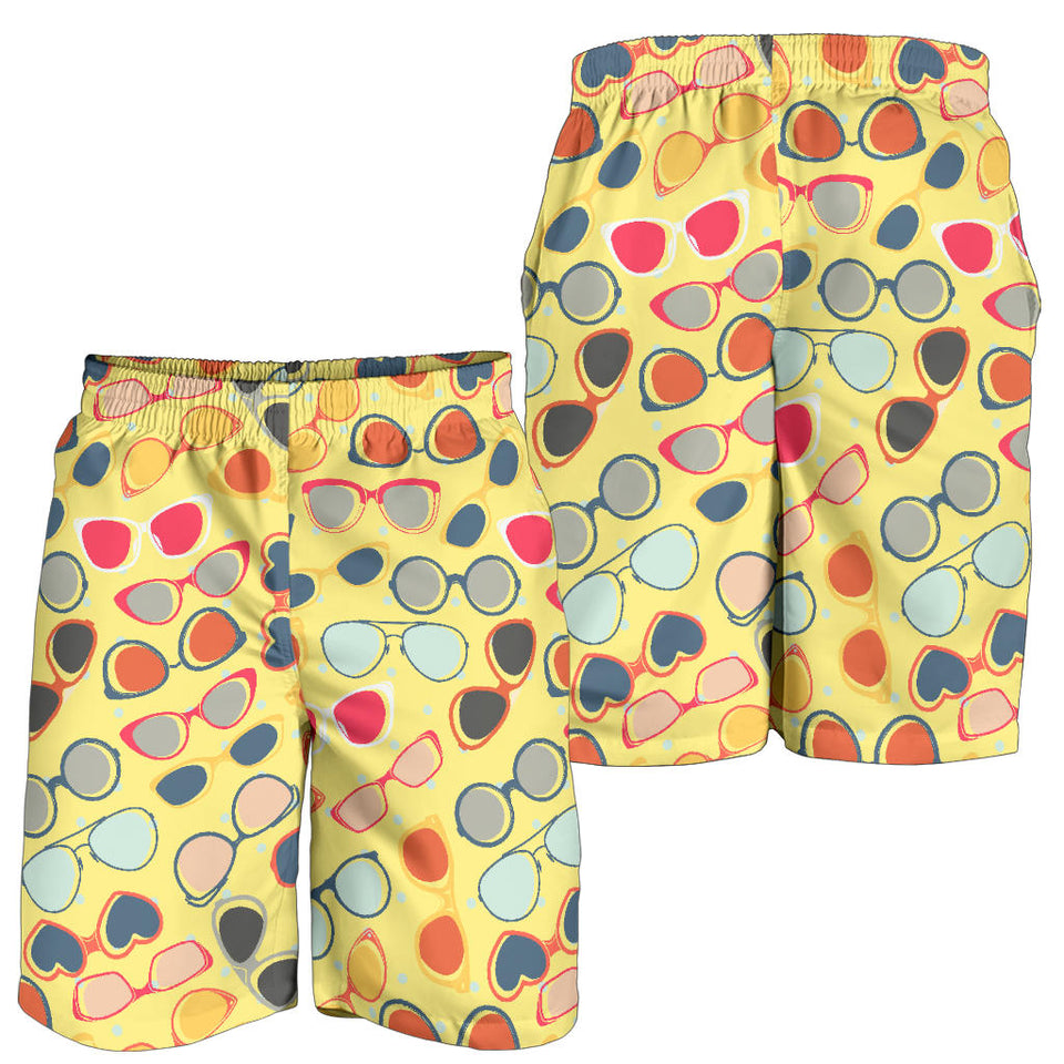 Sun Glasses Pattern Print Design 05 Men Shorts