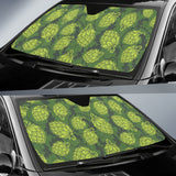 Hop Pattern Hop Cone Background Car Sun Shade