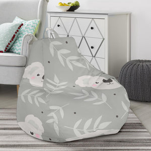 Cute Koala Leaves Pattern Bean Bag Cover