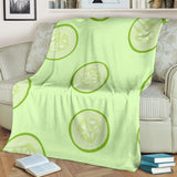Cucumber Pattern Premium Blanket