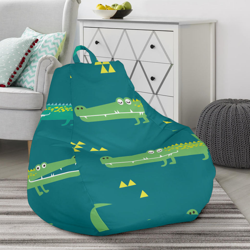 Crocodile Pattern Bean Bag Cover