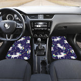 Hand Drawn Cute Unicorn Star Planet Front And Back Car Mats