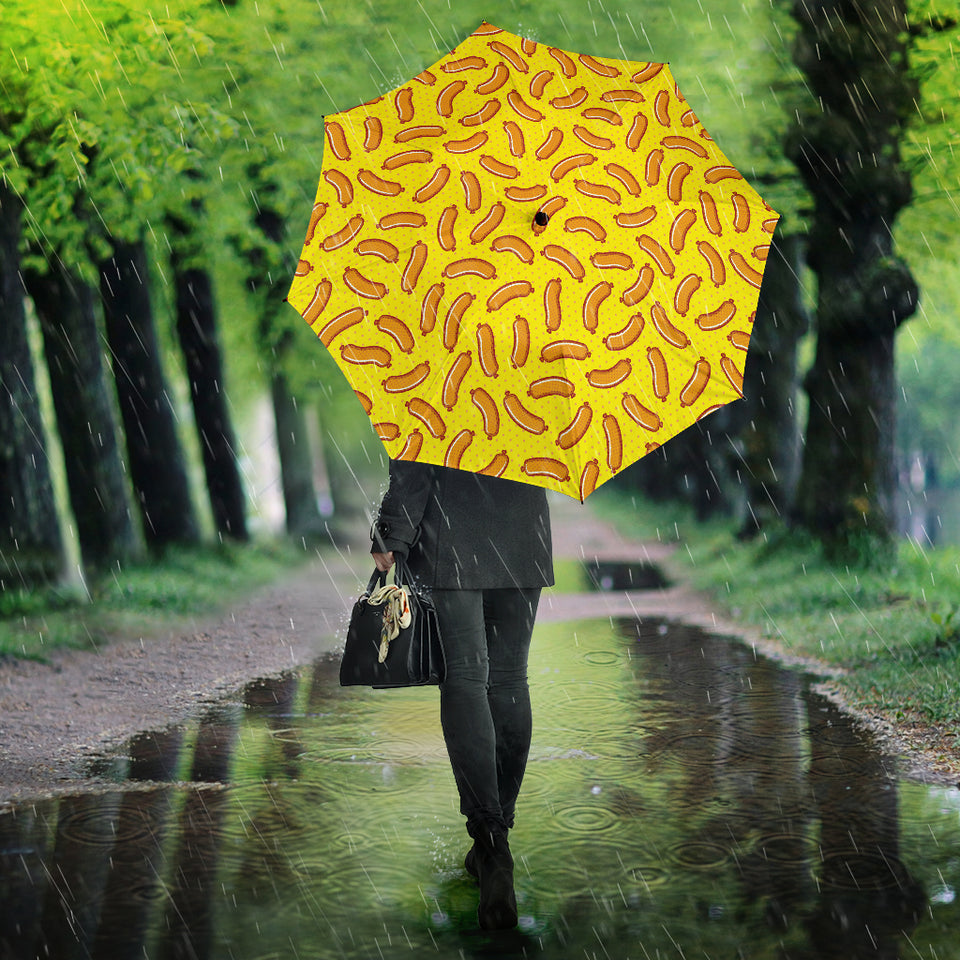 Sausage Pattern Print Design 01 Umbrella