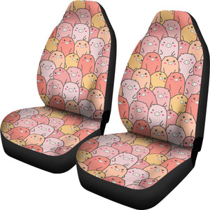 Pig Pattern Print Design 04 Universal Fit Car Seat Covers