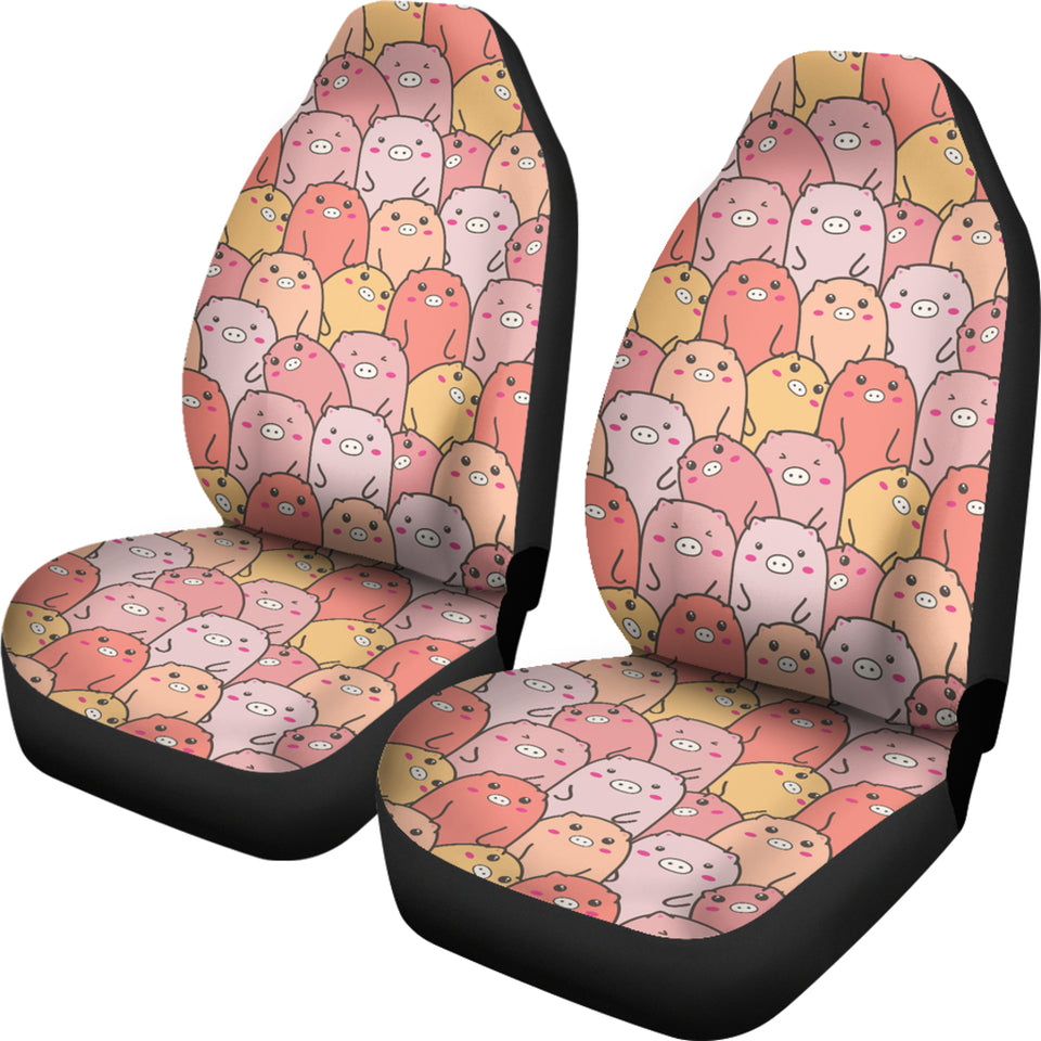 Pig Pattern Print Design 04 Universal Fit Car Seat Covers