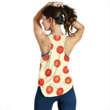 Tomato dot background Women Racerback Tank Top