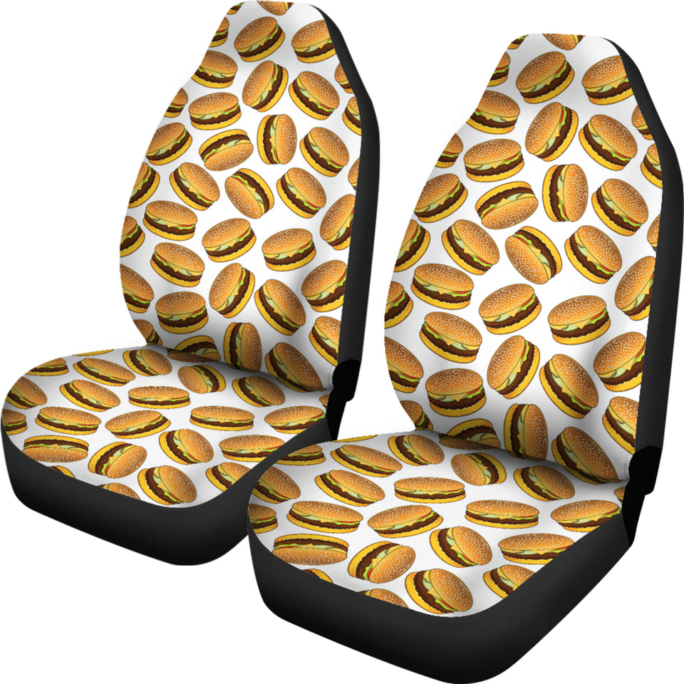 Hamburger Pattern Print Design 03 Universal Fit Car Seat Covers