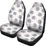 Hedgehog Pattern Print Design 04 Universal Fit Car Seat Covers