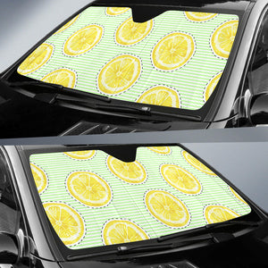 Slice Of Lemon Pattern Car Sun Shade