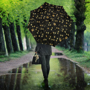 Dog Paws Pattern Print Design 05 Umbrella