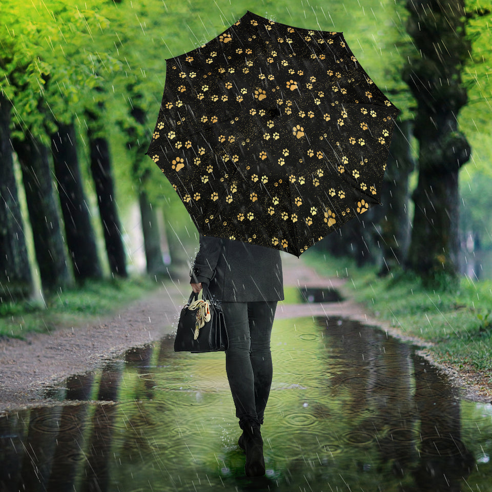 Dog Paws Pattern Print Design 05 Umbrella