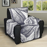 Guava tropical hand drawn pattern Recliner Cover Protector