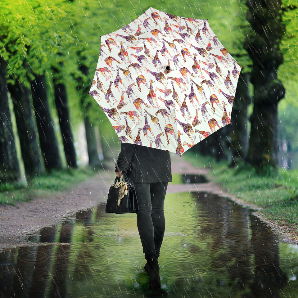 Giraffe Pattern Print Design 02 Umbrella