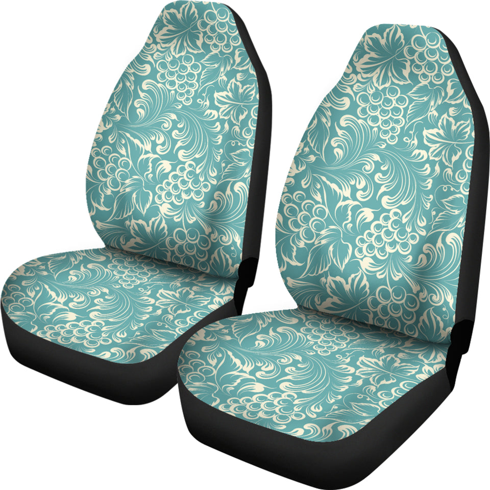 Classic Hand Drawn Grape Pattern Universal Fit Car Seat Covers