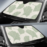 Ginkgo Leaves Pattern Car Sun Shade