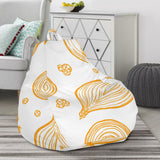 Hand Drawn Onion Pattern Bean Bag Cover
