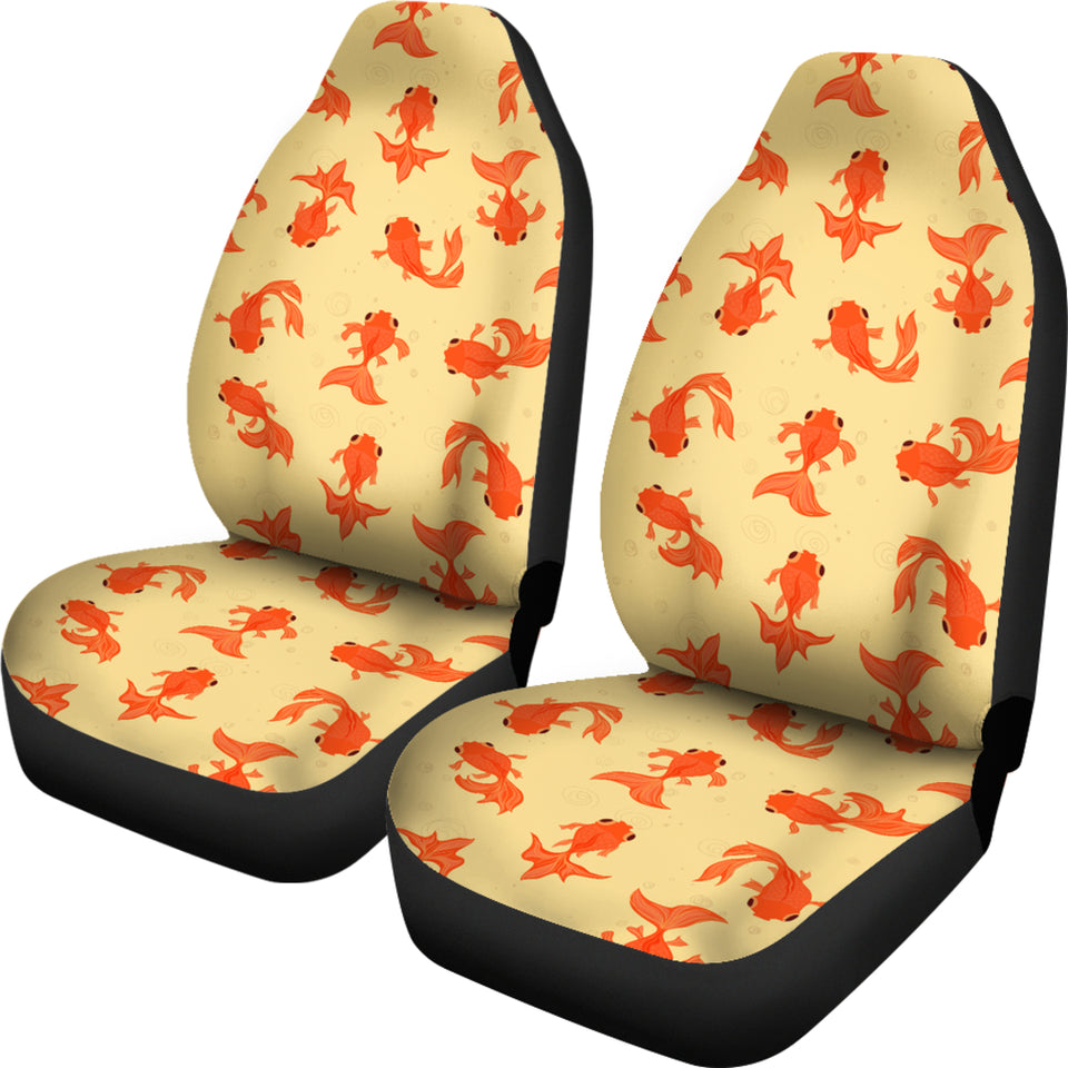 Goldfish Pattern Print Design 02 Universal Fit Car Seat Covers