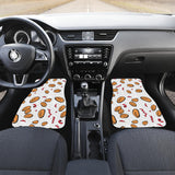 Peanuts Pattern Background Front And Back Car Mats