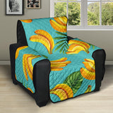 Banana Palm Leaves pattern background Recliner Cover Protector