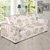 Cute Owl Leaf Sofa Slipcover