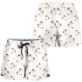 Jack Russel Pattern Print Design 05 Women Shorts