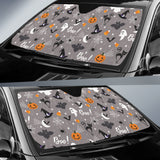Halloween Design Pattern Car Sun Shade