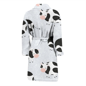 Cute Cows Pattern Men'S Bathrobe