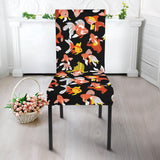 Goldfish Pattern Print Design 03 Dining Chair Slipcover