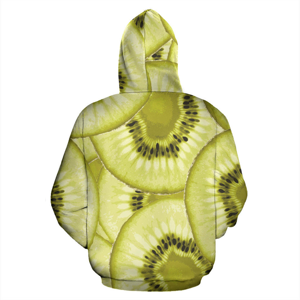Sliced Kiwi Pattern Men Women Pullover Hoodie