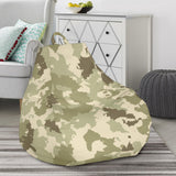 Light Green Camo Camouflage Pattern Bean Bag Cover