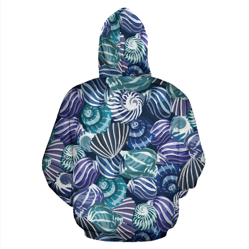 Shell Design Pattern Men Women Pullover Hoodie