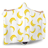 Banana Pattern Hooded Blanket