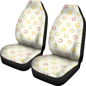 Horseshoes Pattern Print Design 02 Universal Fit Car Seat Covers