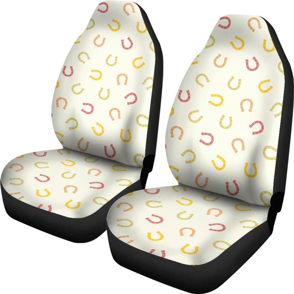 Horseshoes Pattern Print Design 02 Universal Fit Car Seat Covers