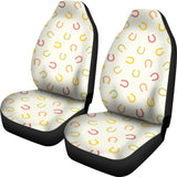 Horseshoes Pattern Print Design 02 Universal Fit Car Seat Covers