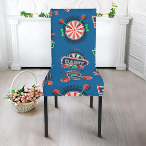 Darts Pattern Print Design 02 Dining Chair Slipcover