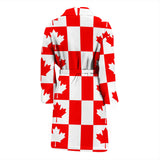 Canada Pattern Print Design 05 Men's Bathrobe