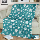 Vintage Star Pattern Premium Blanket