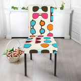 Sun Glasses Pattern Print Design 03 Dining Chair Slipcover