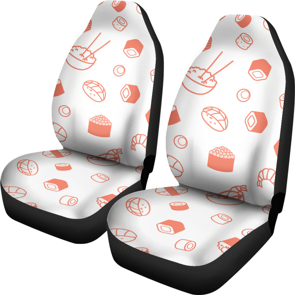 Sushi Pattern  Universal Fit Car Seat Covers