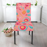 Colorful Candy Pattern Dining Chair Slipcover
