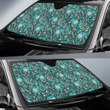 Elephants Jungle Pattern Car Sun Shade