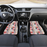 Pig Pattern Print Design 02 Front Car Mats