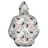 Cute Mermaid Pattern Men Women Pullover Hoodie