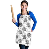 Hand Drawn French Fries Pattern Adjustable Apron